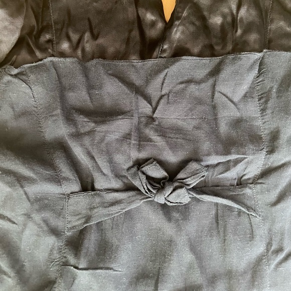 Vintage black embroidered button down vest. - Picture 5 of 12